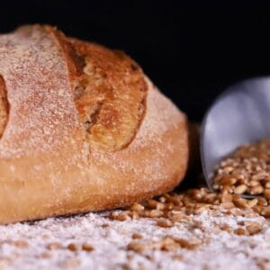 Sourdough loaf bread from Legacy Arrows Farmstead, baked fresh for local pickup in Snow Camp, NC